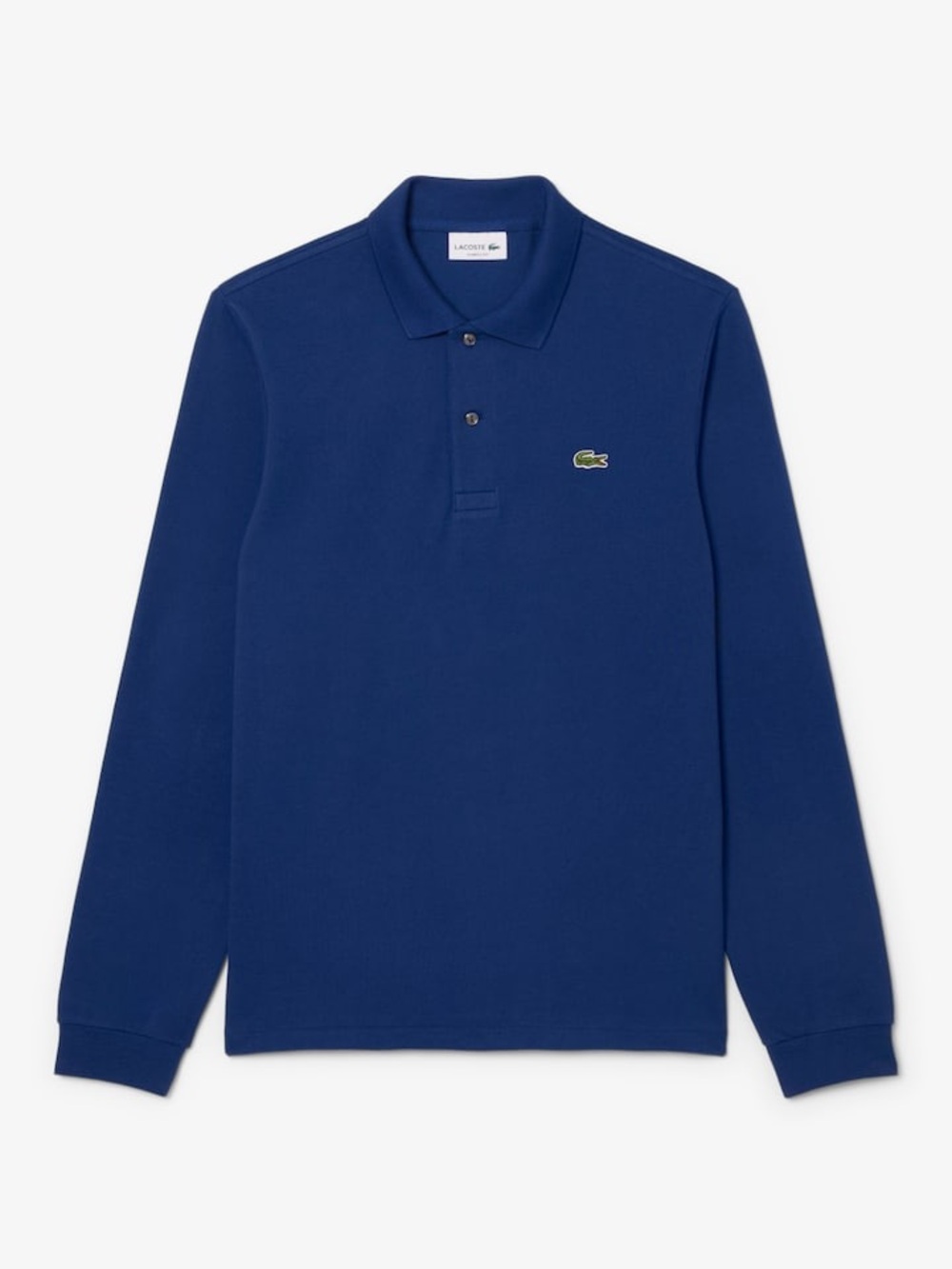 Lacoste Men's Classic Fit Long Sleeve Polo Shirt - Navy